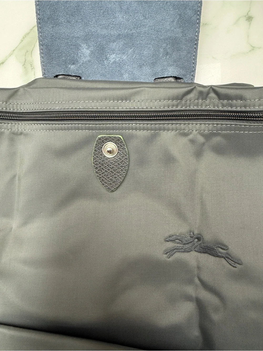 Longchamp Le Pliage “Green” Nylon Backpack – Graphite Gray (NWOT)